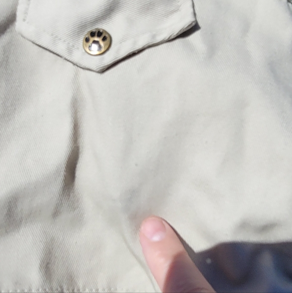 Stylish Cream Dog Jacket - Picture 2 of 10